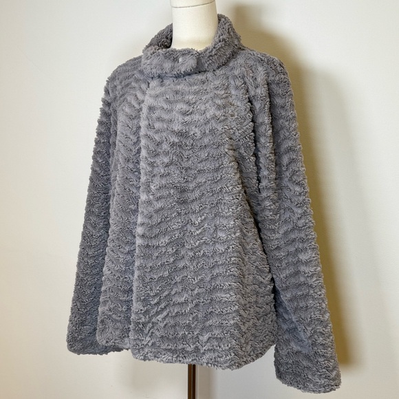 Patagonia ‘Pelage’ Soft Cozy Jacket Asymmetrical Collar Women’s Size Large - Picture 3 of 12